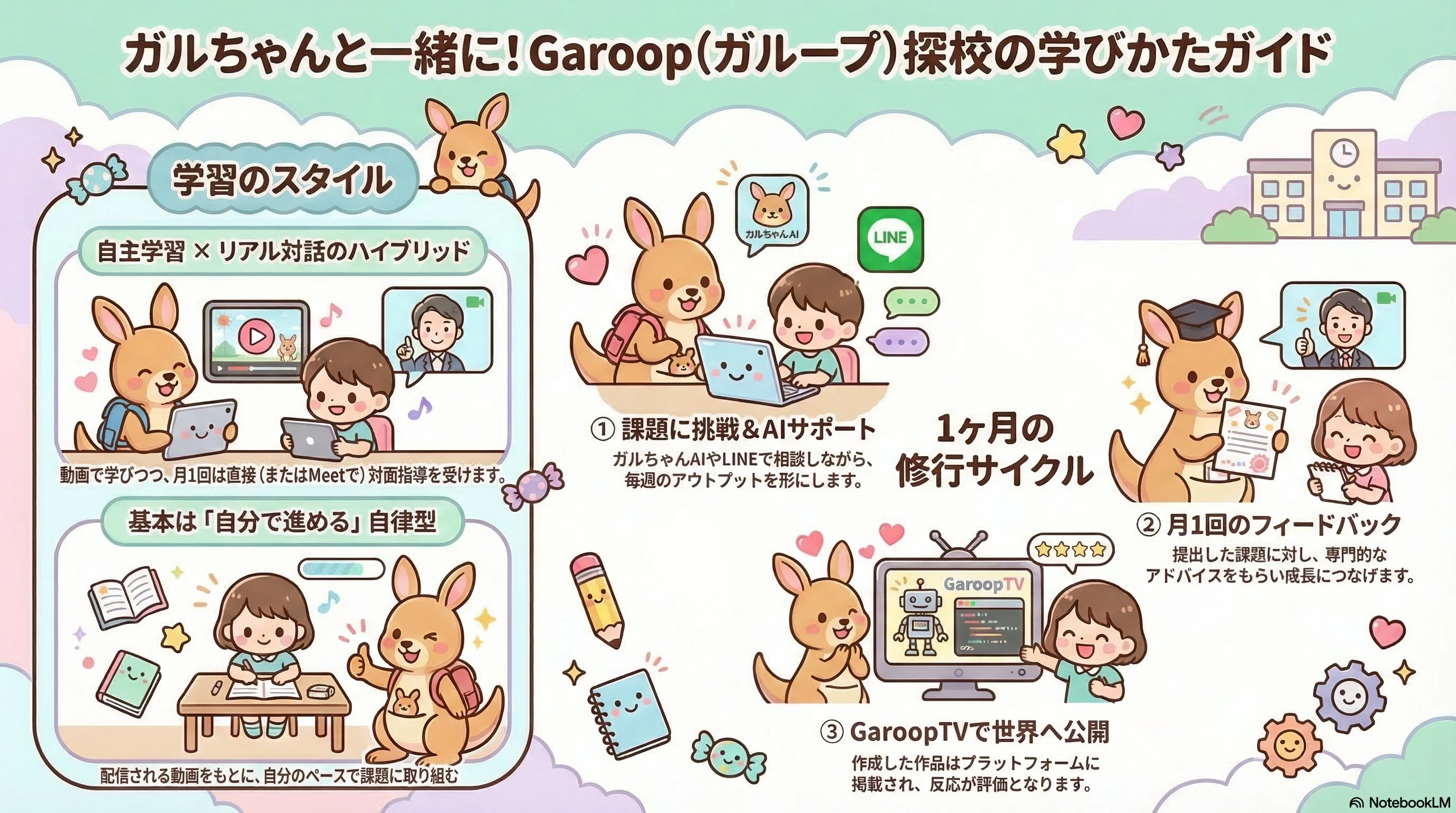 Garoop鍛校のProプラン学習イメージ